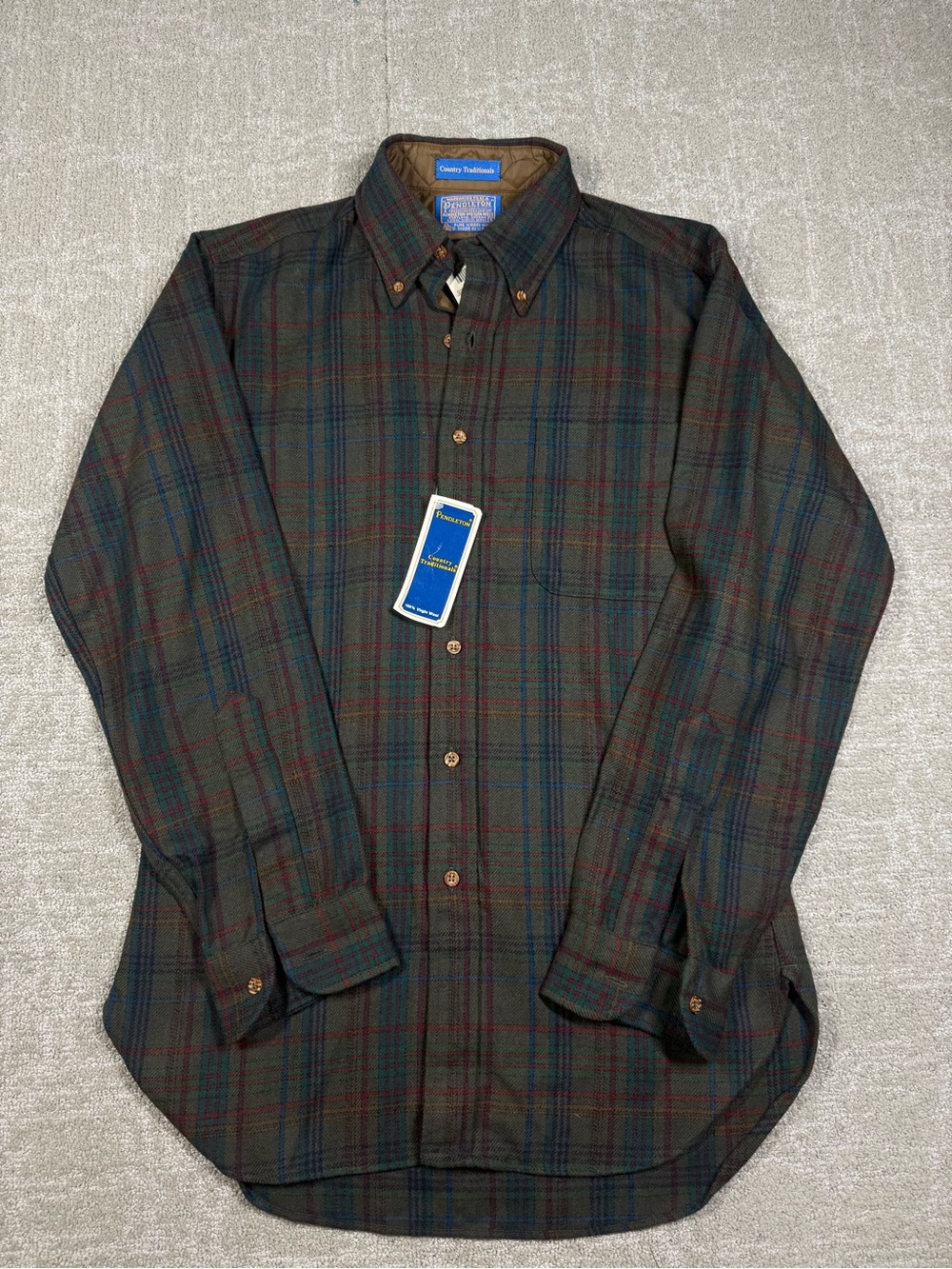 Pendleton Country Traditional 100% Virgin Wool NWT Flannel Shirt Size Small